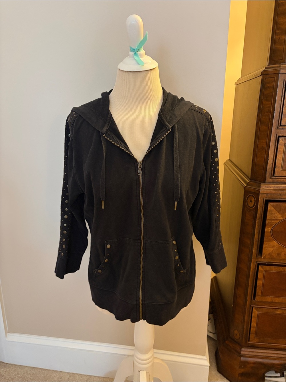 SW Studio Works Sport Black Zip Hoodie